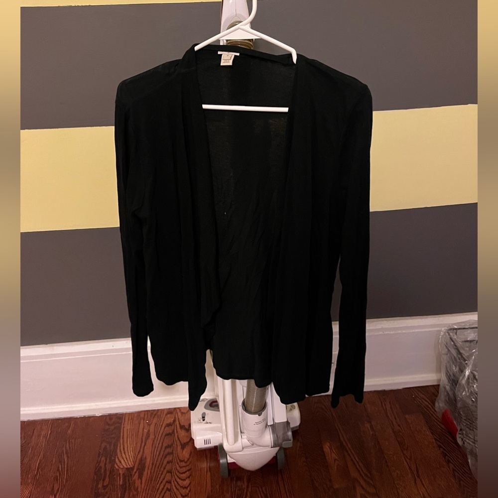 Black cardigan